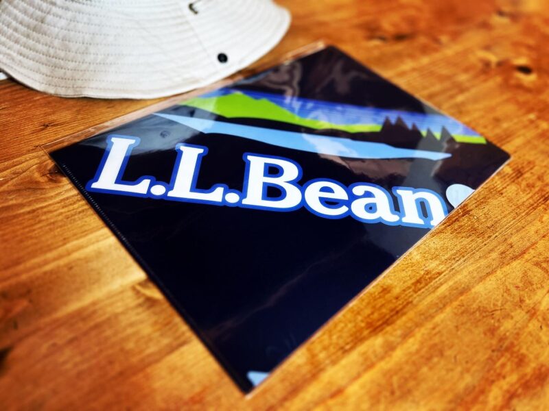 L.L.Bean サファリハット アウトドア帽子を購入したときにおまけでついてきたクリアファイル